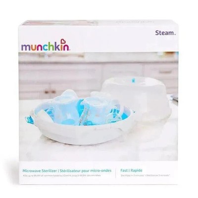 Munchkin Microwave Steam Guard Bottle Sterilizer New.