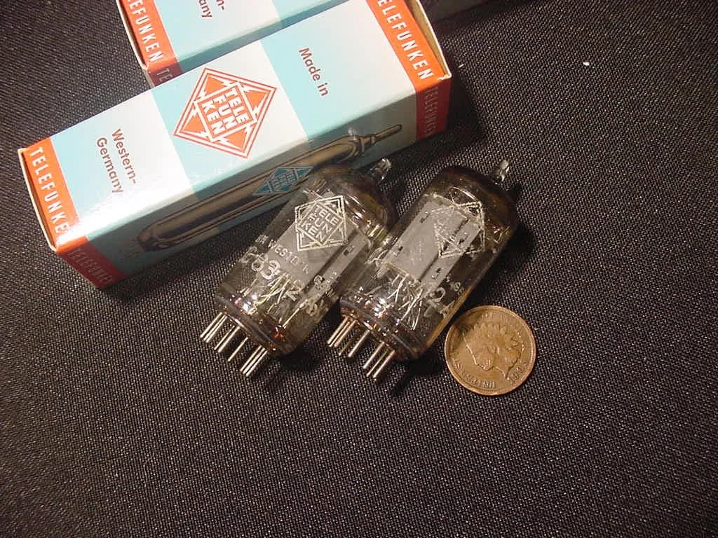 激レアドイツ製ECC83 TELEFUKENプリ菅ペアNOS 激レアドイツ製ECC83 TELEFUKENプリ菅ペアNOS TELEFUNKEN ECC83