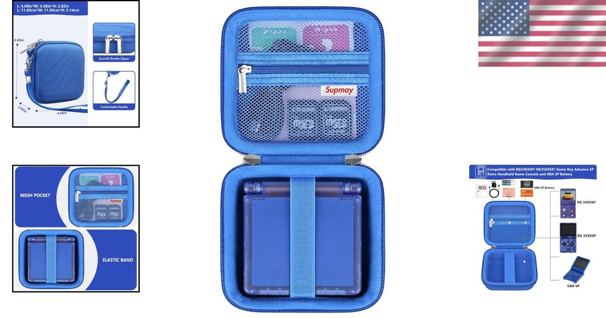 Stylish Hard Case for RG34XXSP and RG35XXSP Game Consoles