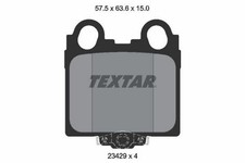 TEXTAR Bremsbeläge Satz Hinten für TOYOTA LAND CRUISER Pick-up (J7) 2342901