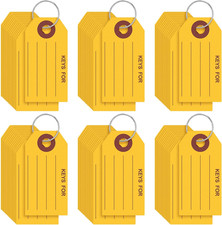 500 Pcs Key Tags with Rings 1.38 X 2.76 Inches Key Chain Tags Labels for Box Key
