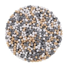 4pack Replacement Shower Head Beads 3-4mm for Filter Yellow Grey White