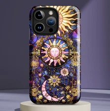 Celestial Sun Moon Stars Cell Phone Case 1 fits select iPhone® & Samsung® models