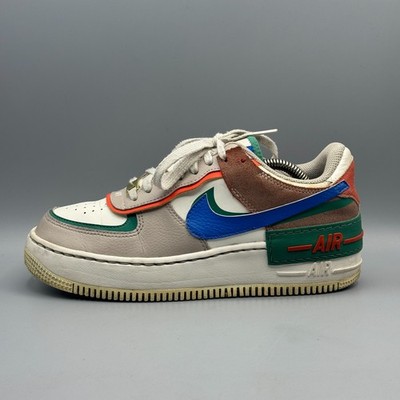 Nike Air Force 1 Shadow Signal Blau-Grün EU 37 CI0919-109 - SEHR GUT