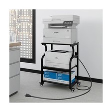 Natwind Large Printer Stand,24''x20''x29''Printer Table with Adjustable Stora...