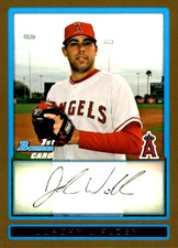 2009 Bowman Prospects GOLD #BP18 Jordan Walden RC Los Angeles Angels