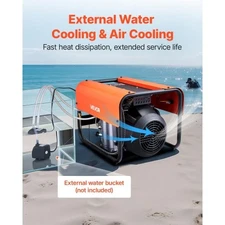 PCP Air Compressor, 4500PSI/30Mpa Diving Scuba Tank Air Compressor, Double-Cylin