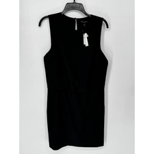Banana Republic Sheath Dress Womens 10 Black New Sleeveless Stretch 760016-00-1