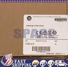 New Allen Bradley AB 1756-A13 SER C ControlLogix 13 Slot Chassis 1756A13