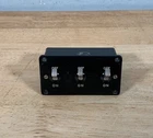 WW2 RAF Lancaster Aircraft  Instrument Panel 3 Way Switch Block Ref No 5C/544