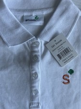 Girl Scouts Senior Shorthand White Polo Size Teen M 7/8-9/10 Uniform