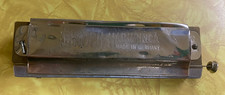 Vintage Koch Chromatic Harmonica Made in Germany 10-Hole Metal Body