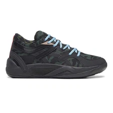 PUMA Trc Blaze Court Camo Lace Up Basketball  Mens Black Sneakers Athletic Shoes