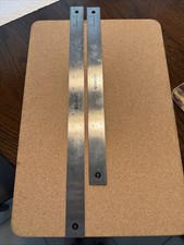 Lot of 2 Westcott w/ Cork Backing Stainless Ruler