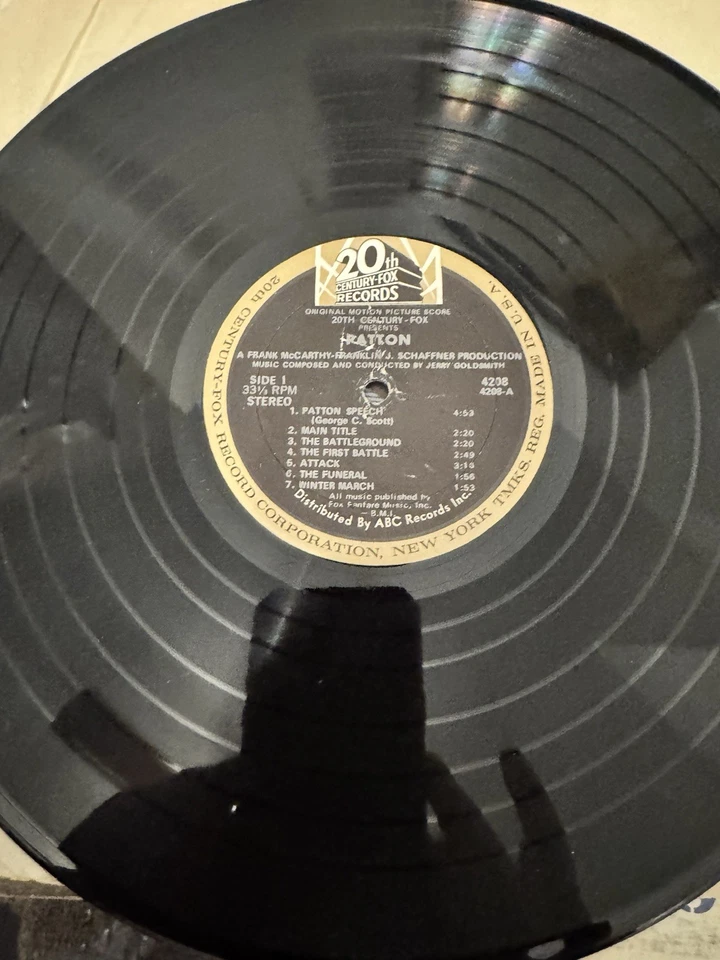 Patton (Original Motion Picture Score) Jerry Goldsmith 1970 – Vinyl, LP, Album - Image 3 of 4