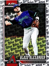 2026 Topps #6 Blaze Alexander Topps Foil Pattern