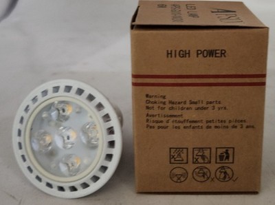 A PSUN LED LAMP, APS-GU10-1W/2W3 6W, 2700K, LOT OF 12