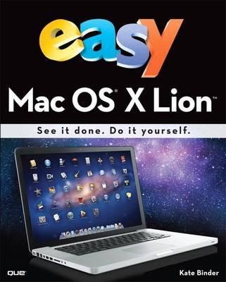 Easy Mac OS X Lion, Binder, Kate, Very Good Book