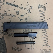 Sig Sauer P365 SAS RARE FACTORY PORTED 9mm Complete Slide Assembly and Guide Rod