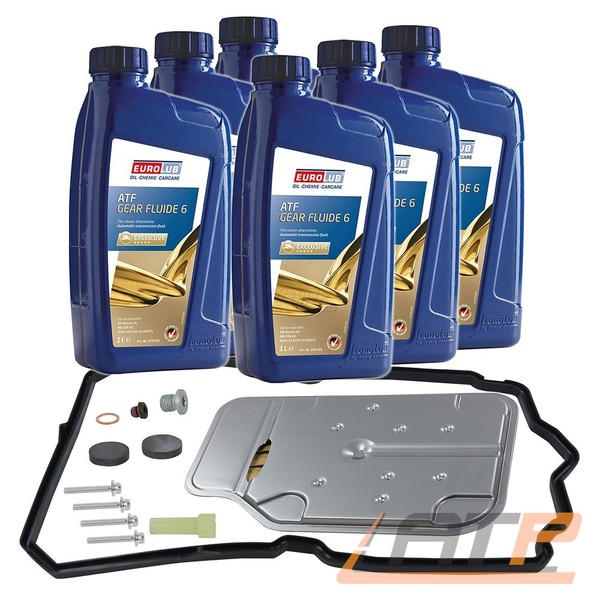 Hydraulikfilter Satz+Eurolub AUTOMATIK-GETRIEBE-ÖL FÜR Mercedes M-KLASSE W164-image