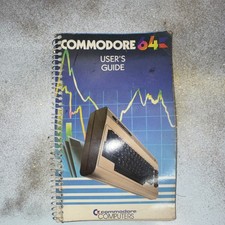 Commodore 64 User's Guide Spiral Bound Vintage Manual 22010 Computer MPN