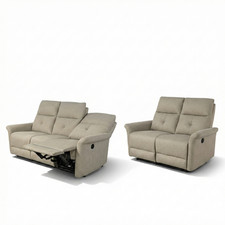 TINKEE DUO Set Divani Relax Elettrici 3+2 Posti con 4 Recliner