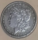 1883 O Morgan nice condition possibly AU, good luster, no shipping Sigma tested+