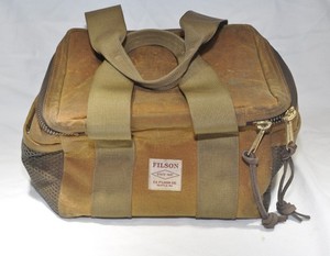 Filson Tin Cloth Soft-Sided Mini Cooler in Dark Tan Discontinued - READ