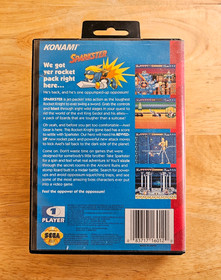 Sega Genesis - Sparkster - Konami Video Game in the Original Box