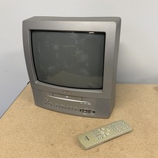 VINTAGE TOSHIBA 13 CRT TV/DVD Combo Model MD13N3- With Remote Tested Working