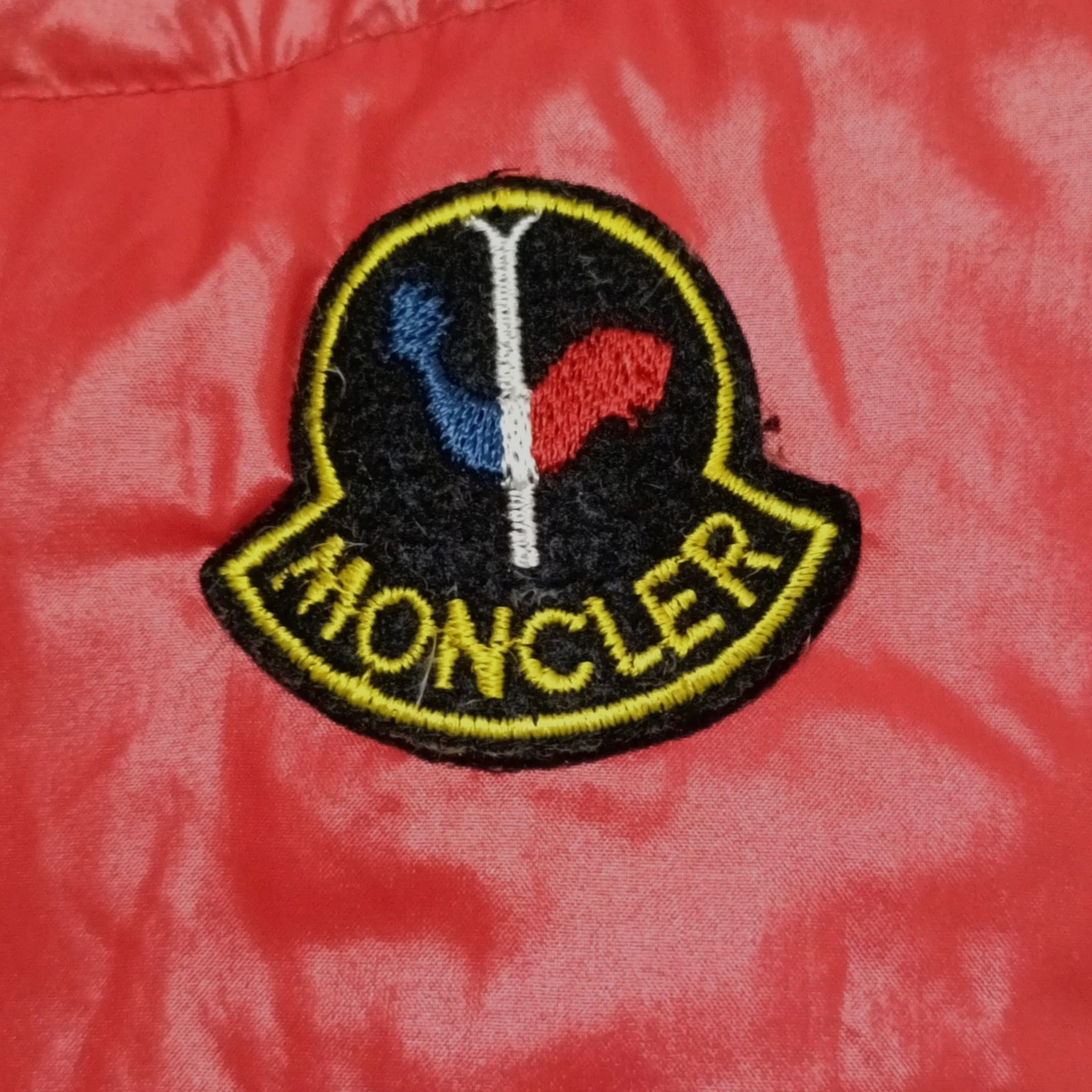 Moncler Vintage Reversible Down Puffer Jacket Red/Blue Quilted Full Zip Mens M image 4