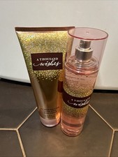 Bath Body Works A Thousand Wishes Set Body Mist Lotion Body Cream.