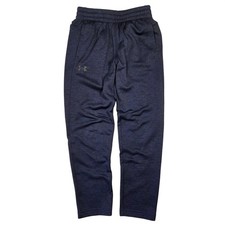 Under Armour Mens Armour Fleece Pants Navy Heather Loose Joggers M Athleisure