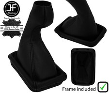 SCHWARZ NAHT LEDER HANDBUCH SCHALTSACK+KUNSTSTOFFRAHMEF?R MERCEDES ML W163 97-05