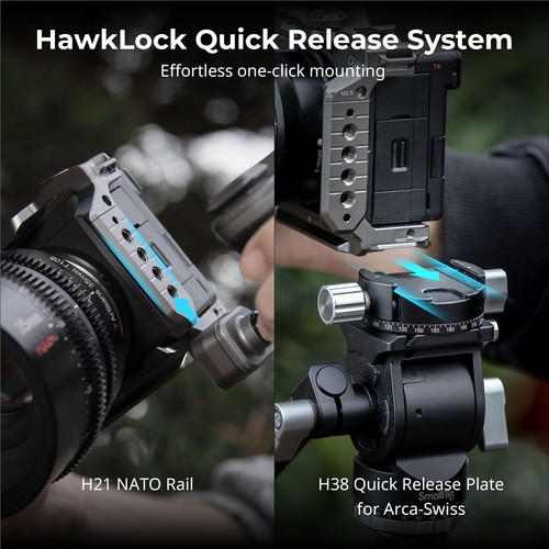 SmallRig A6700 HawkLock Quick Release Cage Kit for Sony Alpha 6700 Camera - Picture 3 of 8