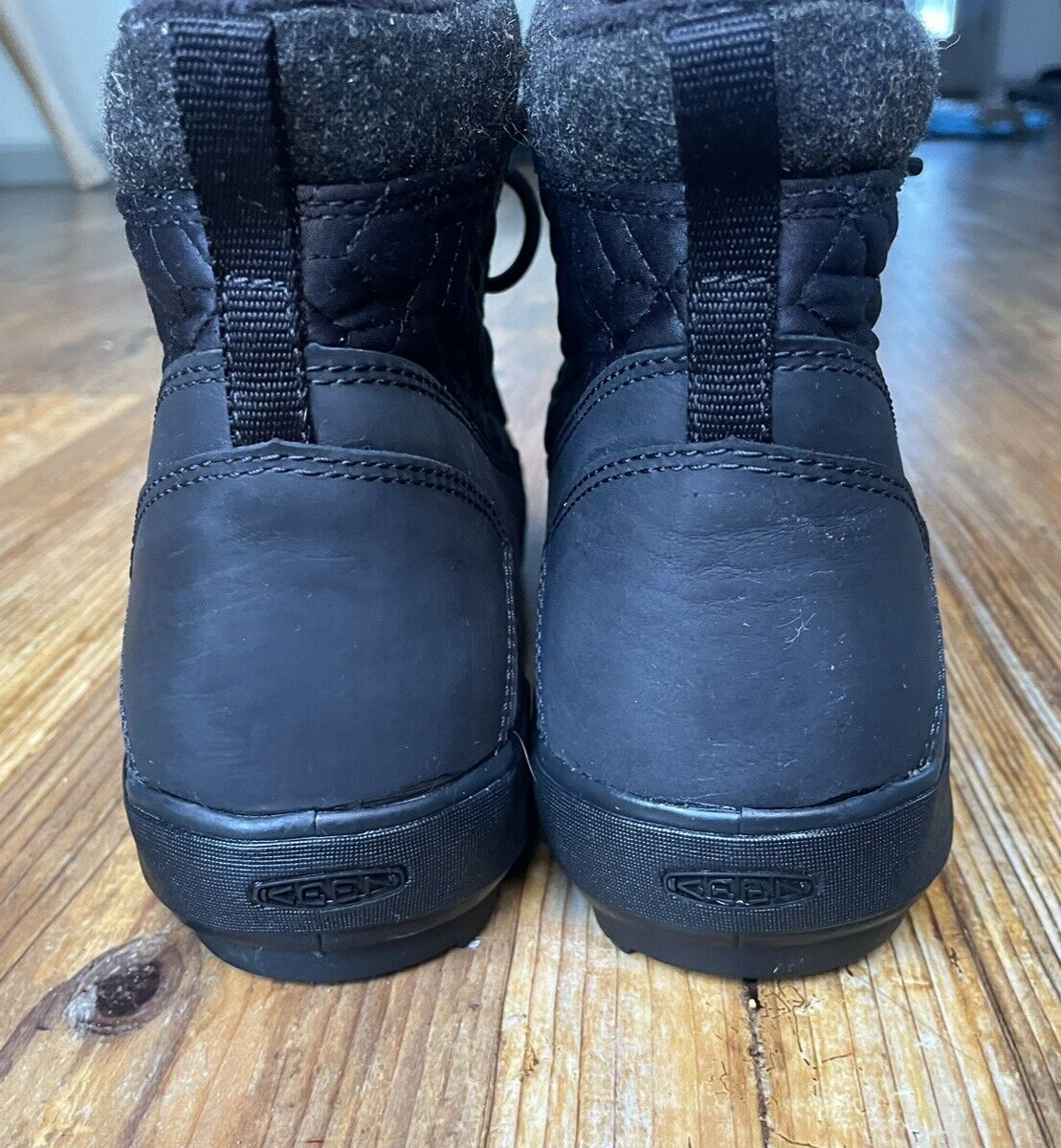 Stivali Keen Elsa 2 taglia 10 5 EU 41 invernali impermeabili donna pelle nera 1019636