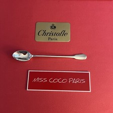 CUILLÈRE SODA CONFITURE  CHRISTOFLE CLUNY 20CM  METAL ARGENTE TRÈS BEL ÉTAT