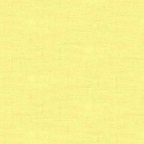 Makower Andover Linen Texture TP 1473 Y1 Primrose Cotton Fabric - Picture 1 of 1