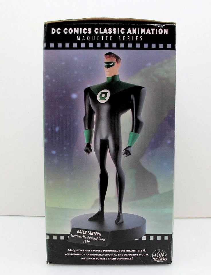 Estatua de animación clásica Hal Jordan Green Lantern de DC Direct #1471/1500 - limitada Foto 4 de 4
