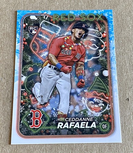 2024 Topps Holiday - Holiday Variation Ceddanne Rafaela #H121 (RC)