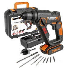 WORX WX390.1 Akku Bohrhammer 20V Max SDS-plus kabellos pneumatisch Bohrer