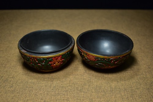 Konvolut chinesische Vintage Lackdose bemalt exquisite Andenkenbox Kunst - Bild 6 von 17