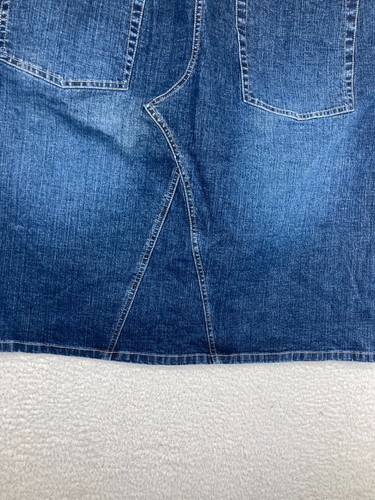 NWT Venezia Lane Bryant Y2K Straight & Pencil Skirt Womens 24 Blue Denim Stretch - Picture 14 of 18