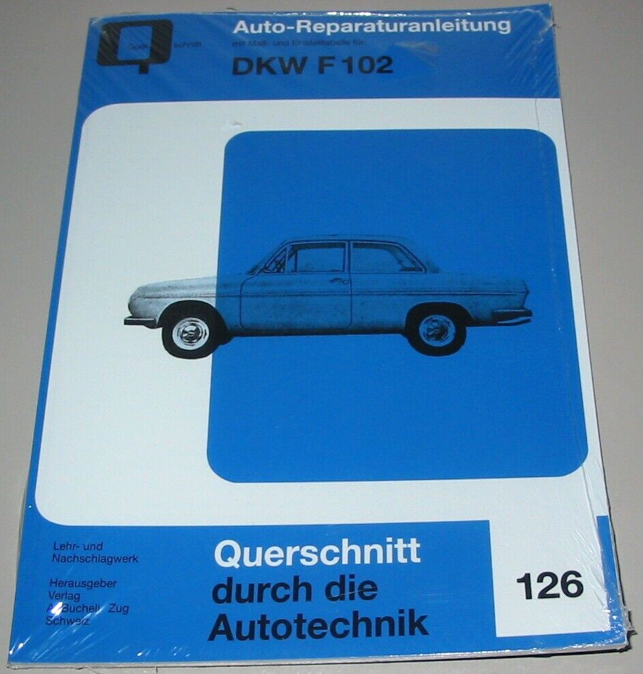 Thumbnail - Reparaturanleitung Dkw F 102 Auto Union Baujahr 1964 - 1966 Buch Neu