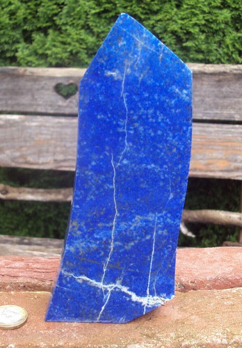 wunderschöner Lapislazuli Anschliff Skulptur 1070g edle Deko blau Afghanistan - Bild 6 von 8