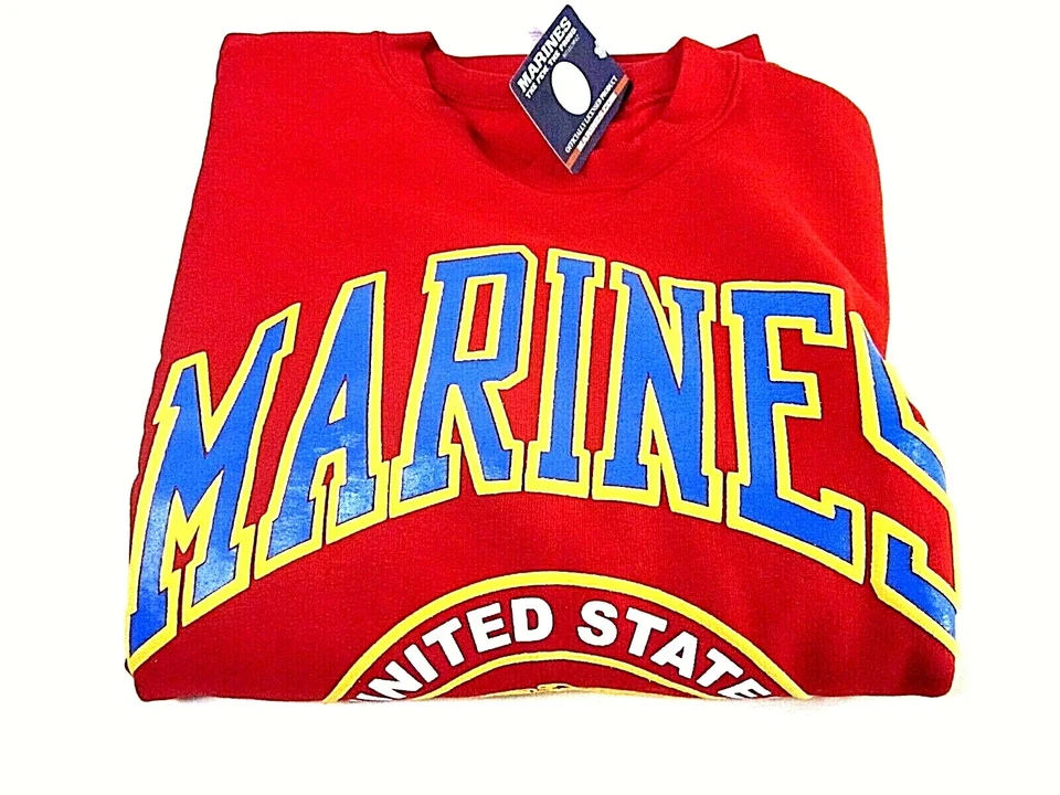 Sudadera Fox Outdoor Products United States Marines cuello redondo, para hombre talla pequeña Foto 3 de 4