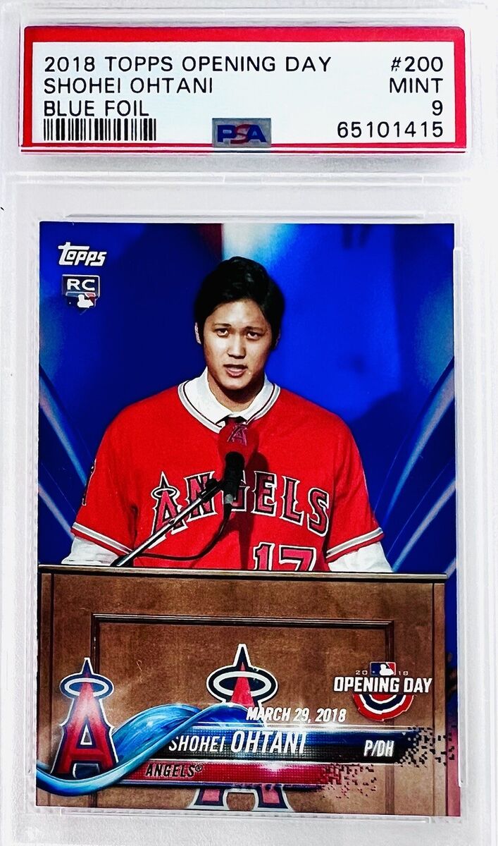2018 Topps Opening Day Shohei Ohtani RC Rookie Card #200 2018 Topps Opening Day Shohei Ohtani RC Rookie Card #200