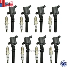 8 Ignition Coil & Spark Plug Pack For Ford F150 TRITON V8 1997-2003 5.4L/2000-09