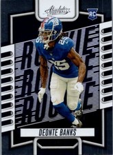 2023 Panini Absolute #156 Deonte Banks Signature Rookies Spectrum