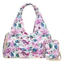 #Samantha Brown To-Go Quilted Travel Hobo with Crossbody (Pick Your Color)